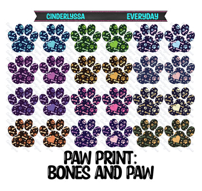 VENT CLIP: 2 Cavity Paw Print w/Multiple Images for Vent Clip Silicone Mold, Aroma Bead Molds, Car Freshener Mold, Premium Cardstock Images