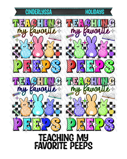 Teaching My Favorite Peeps: Retro Bunnies Silicone Mold, for Aroma Bead Molds, Car Freshener Mold, Premium Cardstock Images