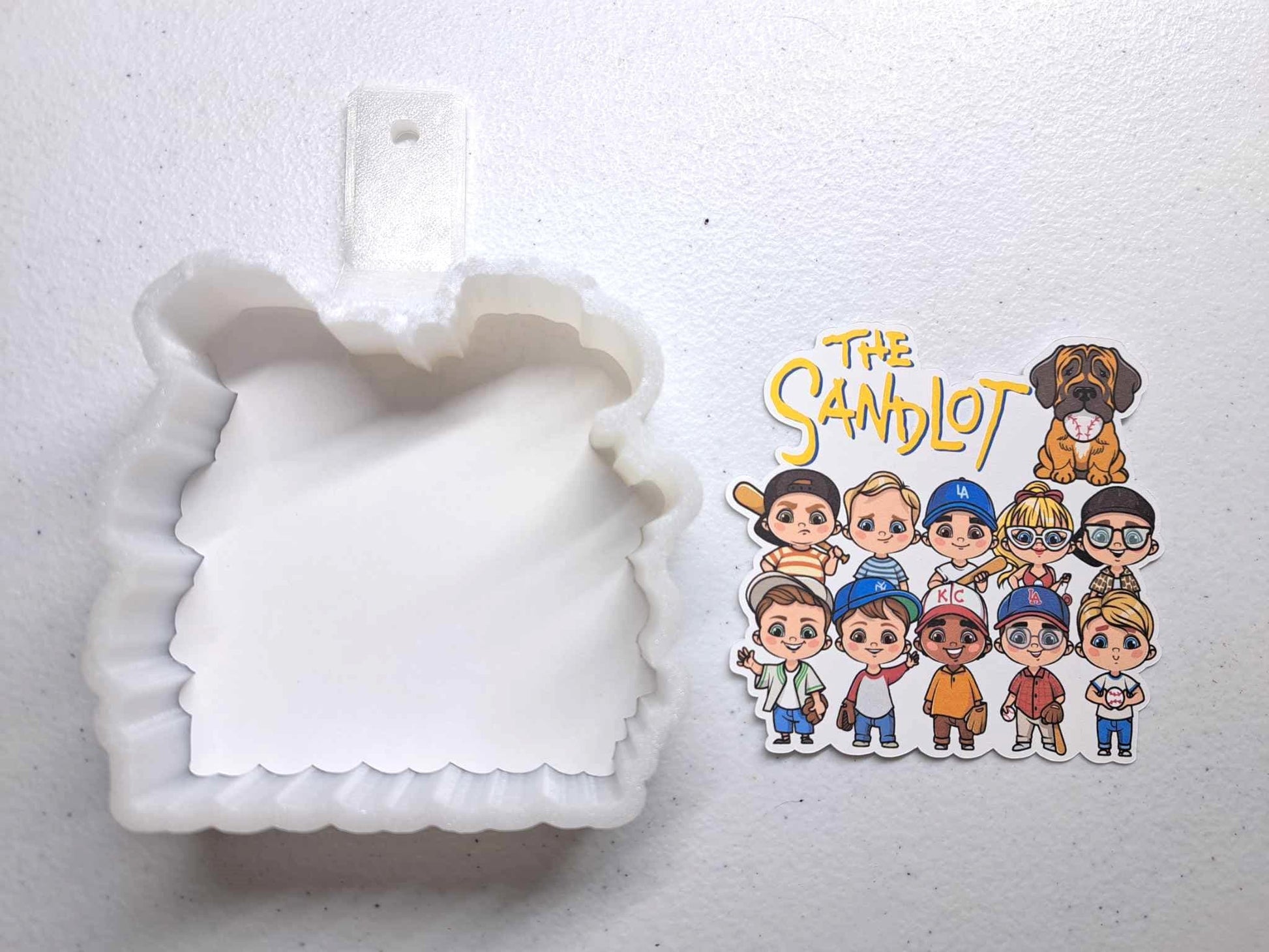 The Sandlot Group: Movie Inspired Silicone Mold, Aroma Bead Molds, Car Freshener Mold, Premium Cardstock Images