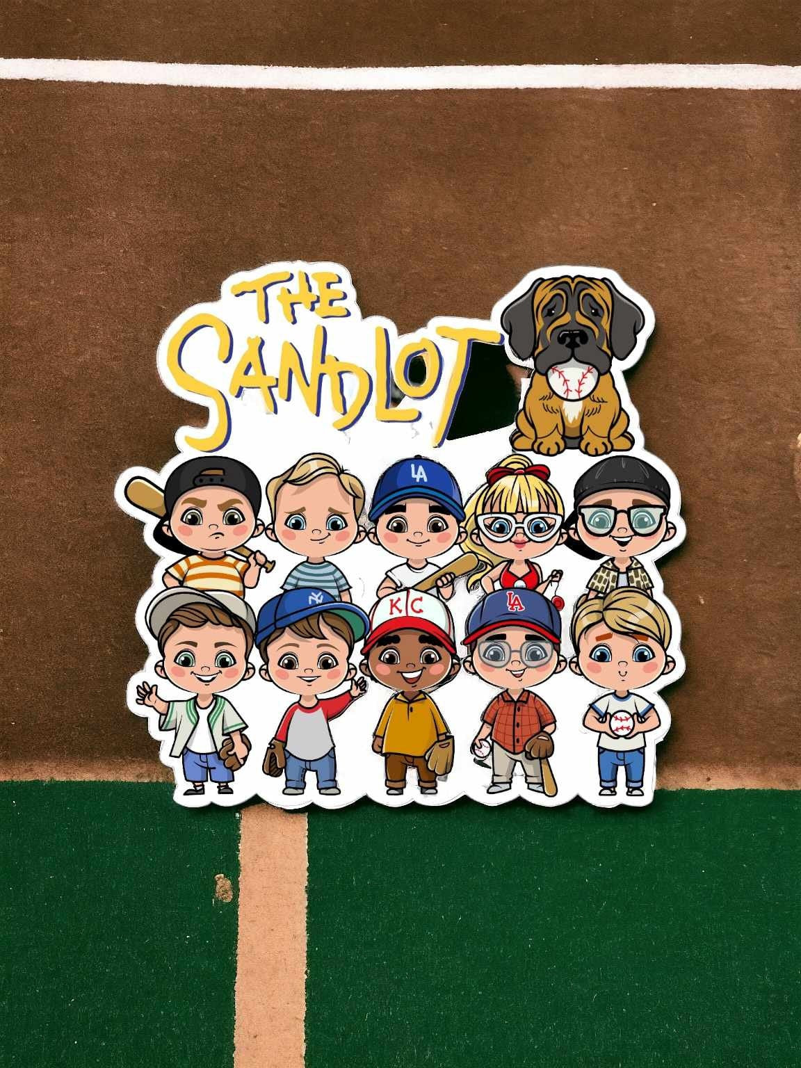 The Sandlot Group: Movie Inspired Silicone Mold, Aroma Bead Molds, Car Freshener Mold, Premium Cardstock Images