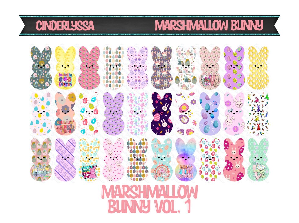 VENT CLIP Size: Marshmallow Bunny - Dual Cavity Cavity Silicone Mold, Aroma Bead Molds, Car Freshener Mold, Premium Cardstock