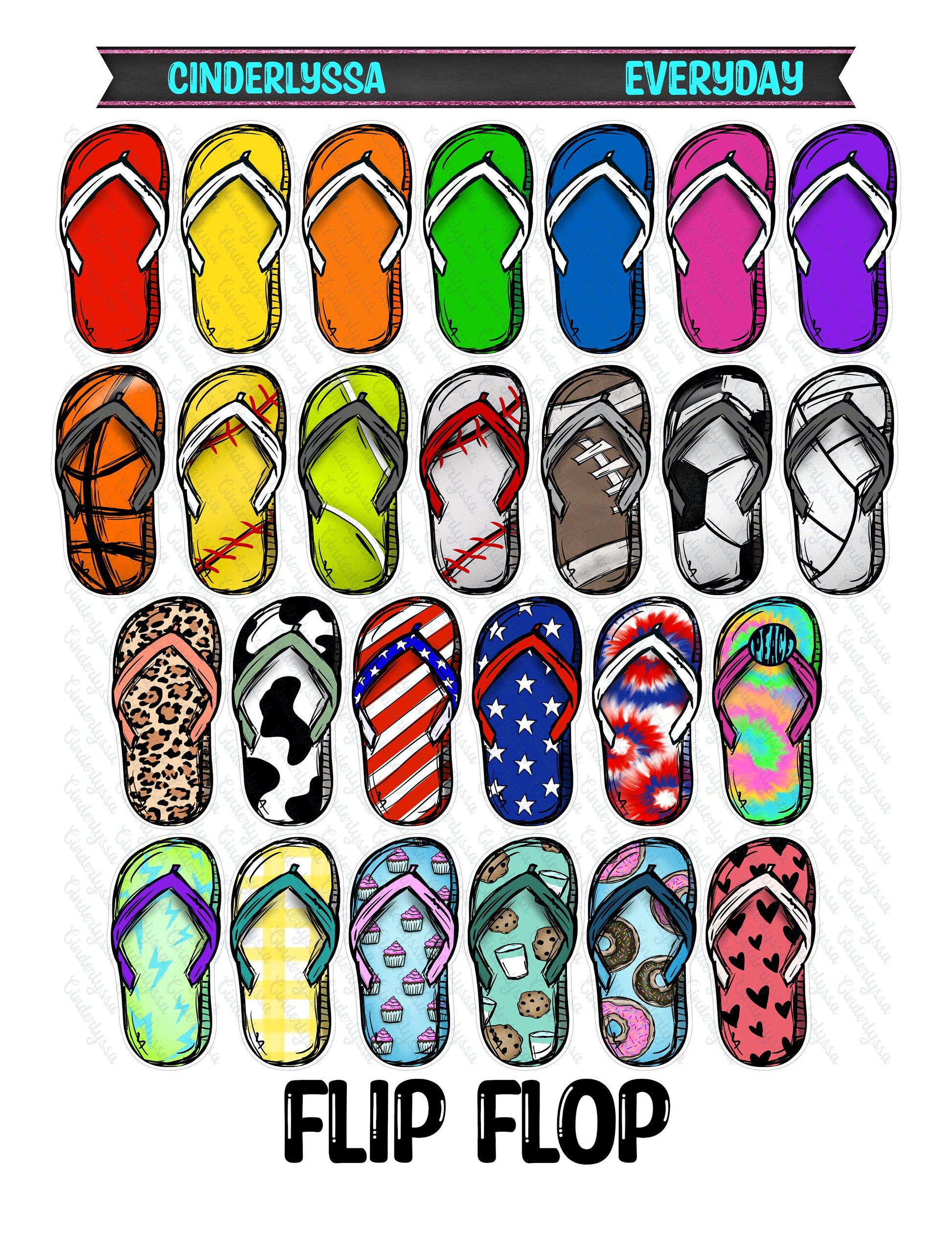 Flip Flop Silicone Mold, Aroma Bead Molds, Car Freshener Mold, Premium Cardstock Images