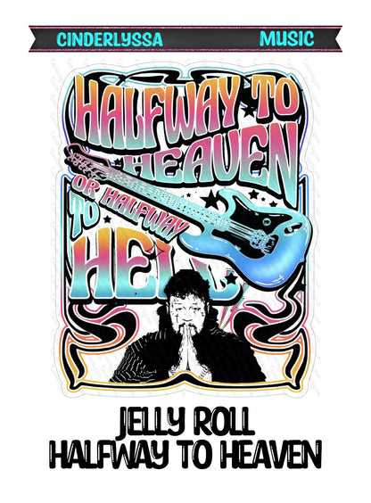 Jelly Roll: Halfway to Heaven Silicone Mold, Aroma Bead Molds, Car Freshener Mold, Premium Cardstock Images