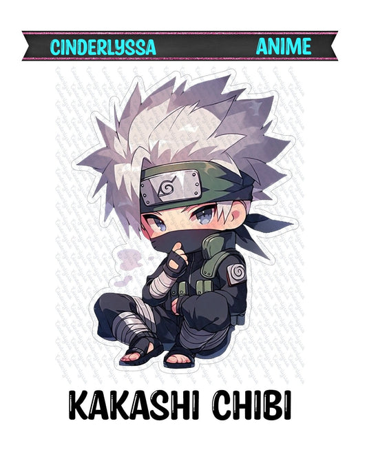 Kakashi: Naruto Chibi Character Silicone Mold, Aroma Bead Molds, Car Freshener Mold, Premium Cardstock Images