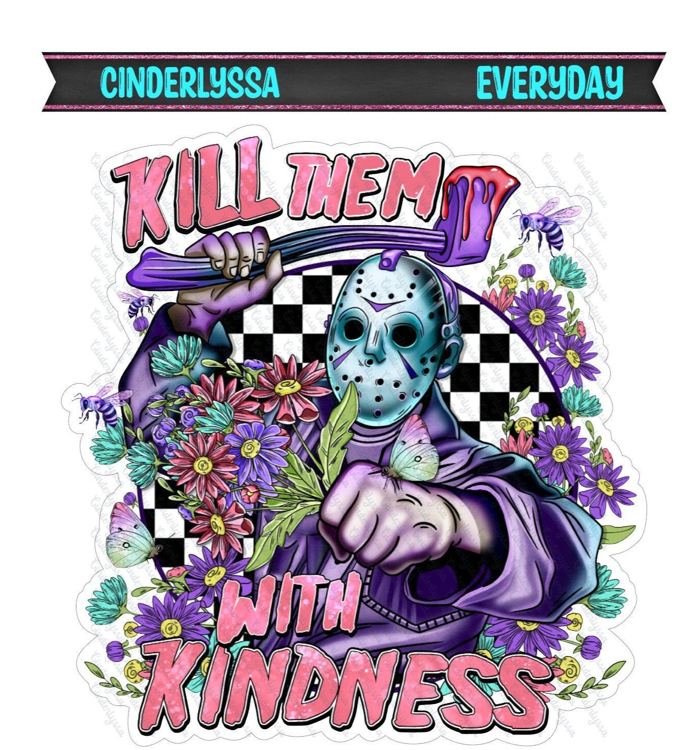 Michael Kill Them with Kindness: Scary Movies Silicone Mold, Aroma Bead Molds, Car Freshener Mold, Premium Cardstock Images