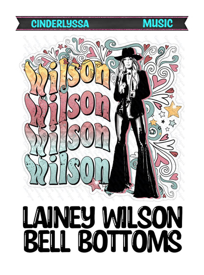 Lainey Wilson Bell Bottoms Silicone Mold, Aroma Bead Molds, Car Freshener Mold, Premium Cardstock Images