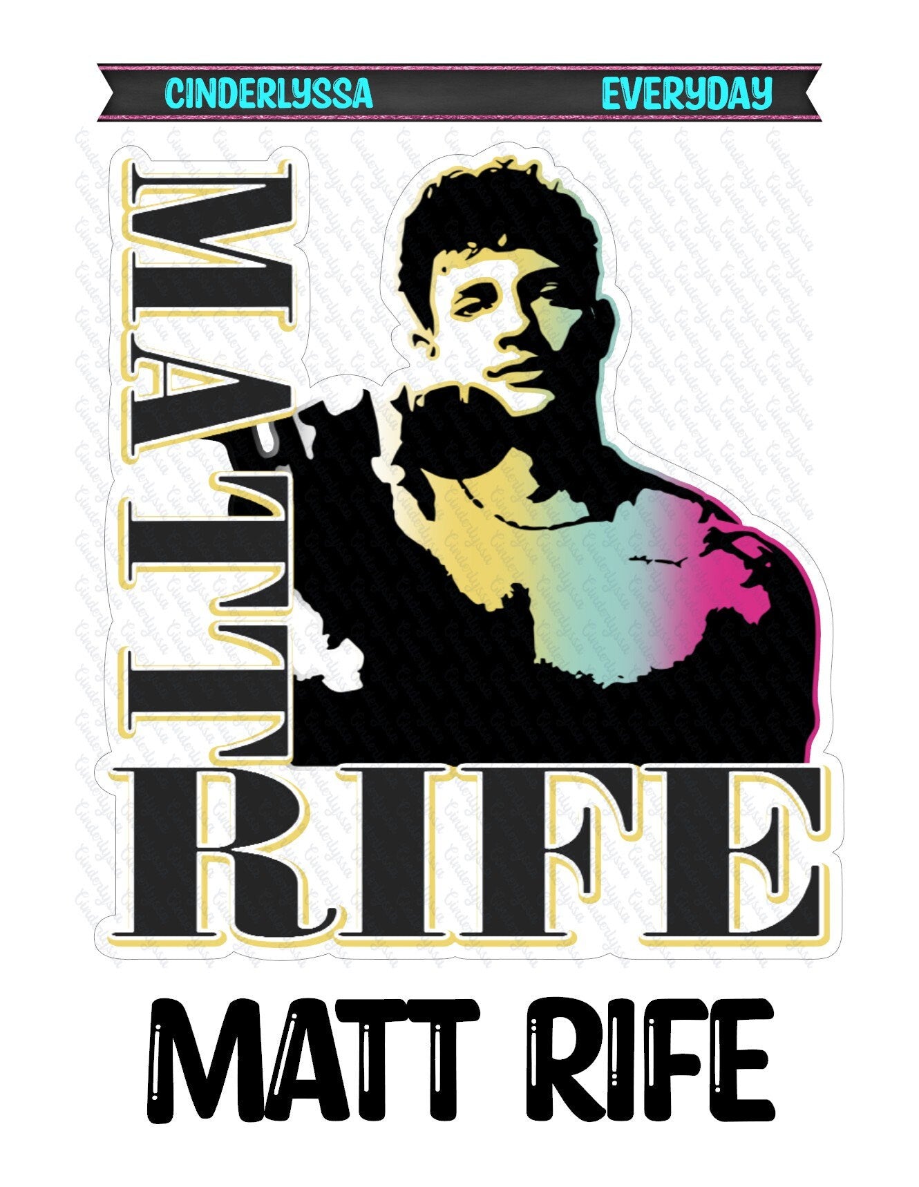 Matt Rife: Mic Drop Silicone Mold, Aroma Bead Molds, Car Freshener Mold, Premium Cardstock Images